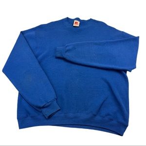 Vintage 70s Russell Athletic Crewneck Sweatshirt Mens Large USA Distressed